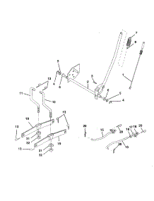 Lift parts for Craftsman Front-Engine Lawn Tractor 917259910 from AppliancePartsPros.com