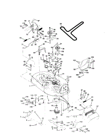 Mower Deck parts for Craftsman Front-Engine Lawn Tractor 917259910 from AppliancePartsPros.com