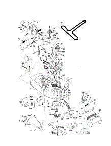 Mower Deck parts for Craftsman Front-Engine Lawn Tractor 917259920 from AppliancePartsPros.com