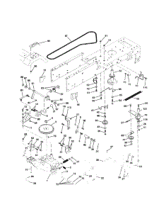 Drive parts for Craftsman Front-Engine Lawn Tractor 917259940 from AppliancePartsPros.com