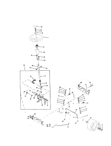 Steering Assembly parts for Craftsman Front-Engine Lawn Tractor 917259940 from AppliancePartsPros.com