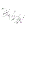 Wheels And Tires parts for Craftsman Front-Engine Lawn Tractor 917259950 from AppliancePartsPros.com