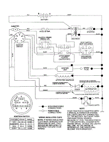 Schematic parts for Craftsman Front-Engine Lawn Tractor 917259950 from AppliancePartsPros.com
