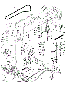 Drive parts for Craftsman Front-Engine Lawn Tractor 917259980 from AppliancePartsPros.com