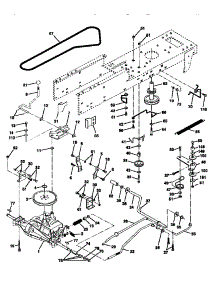 Drive parts for Craftsman Front-Engine Lawn Tractor 917270310 from AppliancePartsPros.com