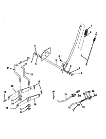 Lift Assembly parts for Craftsman Front-Engine Lawn Tractor 917270310 from AppliancePartsPros.com