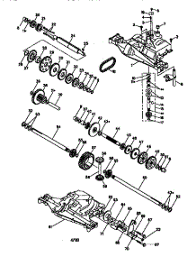 Dana Transaxle 4360-120 parts for Craftsman Front-Engine Lawn Tractor 917270311 from AppliancePartsPros.com
