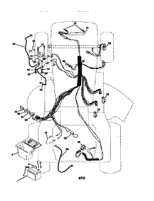 Electrical parts for Craftsman Front-Engine Lawn Tractor 917270311 from AppliancePartsPros.com
