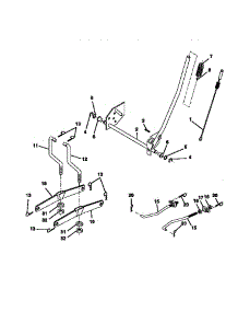 Lift Assembly parts for Craftsman Front-Engine Lawn Tractor 917270311 from AppliancePartsPros.com