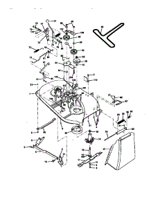 Mower Deck parts for Craftsman Front-Engine Lawn Tractor 917270312 from AppliancePartsPros.com