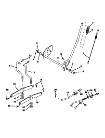 Lift parts for Craftsman Front-Engine Lawn Tractor 917270410 from AppliancePartsPros.com