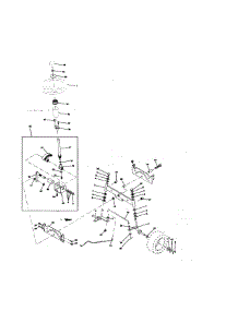 Steering Assembly parts for Craftsman Front-Engine Lawn Tractor 917270412 from AppliancePartsPros.com