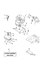 Engine parts for Craftsman Front-Engine Lawn Tractor 917270412 from AppliancePartsPros.com
