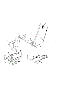 Lift Assembly parts for Craftsman Front-Engine Lawn Tractor 917270412 from AppliancePartsPros.com