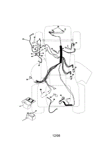 Electrical parts for Craftsman Front-Engine Lawn Tractor 917270430 from AppliancePartsPros.com