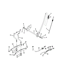 Lift Assembly parts for Craftsman Front-Engine Lawn Tractor 917270430 from AppliancePartsPros.com