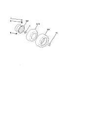 Wheels And Tires parts for Craftsman Front-Engine Lawn Tractor 917270451 from AppliancePartsPros.com