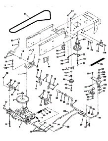 Drive parts for Craftsman Front-Engine Lawn Tractor 917270510 from AppliancePartsPros.com