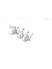 Wheels And Tires parts for Craftsman Front-Engine Lawn Tractor 917270511 from AppliancePartsPros.com