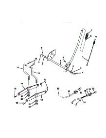 Lift Assembly parts for Craftsman Front-Engine Lawn Tractor 917270511 from AppliancePartsPros.com
