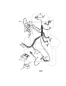 Electrical parts for Craftsman Front-Engine Lawn Tractor 917270512 from AppliancePartsPros.com