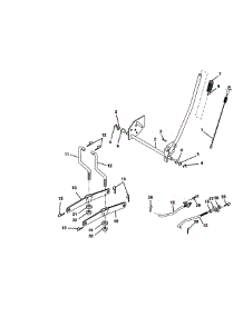 Lift Assembly parts for Craftsman Front-Engine Lawn Tractor 917270512 from AppliancePartsPros.com