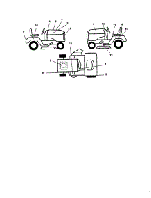 Decals parts for Craftsman Front-Engine Lawn Tractor 917270513 from AppliancePartsPros.com