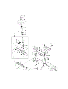 Steering Assembly parts for Craftsman Front-Engine Lawn Tractor 917270514 from AppliancePartsPros.com