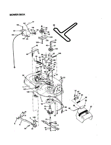 Mower Deck parts for Craftsman Front-Engine Lawn Tractor 917270530 from AppliancePartsPros.com
