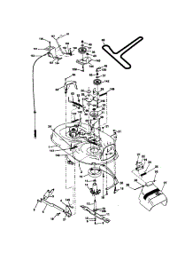 Mower Deck parts for Craftsman Front-Engine Lawn Tractor 917270531 from AppliancePartsPros.com