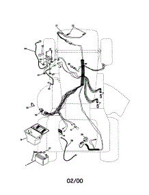 Electrical parts for Craftsman Front-Engine Lawn Tractor 917270532 from AppliancePartsPros.com