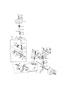 Steering parts for Craftsman Front-Engine Lawn Tractor 917270532 from AppliancePartsPros.com