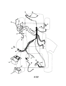 Electrical parts for Craftsman Front-Engine Lawn Tractor 917270533 from AppliancePartsPros.com