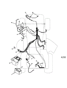 Electrical parts for Craftsman Front-Engine Lawn Tractor 917270534 from AppliancePartsPros.com