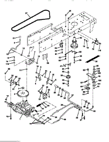 Drive parts for Craftsman Front-Engine Lawn Tractor 917270610 from AppliancePartsPros.com