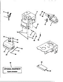 Engine parts for Craftsman Front-Engine Lawn Tractor 917270610 from AppliancePartsPros.com