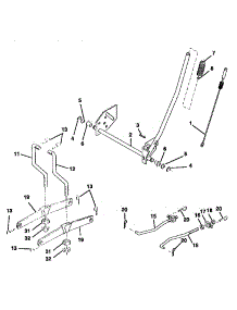 Lift Assembly parts for Craftsman Front-Engine Lawn Tractor 917270611 from AppliancePartsPros.com