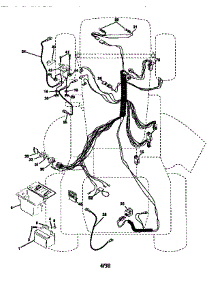 Electrical parts for Craftsman Front-Engine Lawn Tractor 917270612 from AppliancePartsPros.com