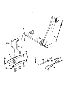 Lift Assembly parts for Craftsman Front-Engine Lawn Tractor 917270612 from AppliancePartsPros.com