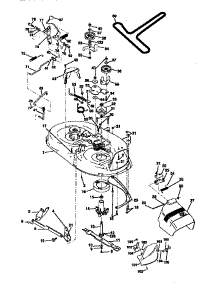 Mower Deck parts for Craftsman Front-Engine Lawn Tractor 917270612 from AppliancePartsPros.com