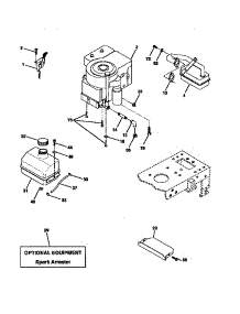 Engine parts for Craftsman Front-Engine Lawn Tractor 917270613 from AppliancePartsPros.com