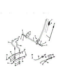 Lift Assembly parts for Craftsman Front-Engine Lawn Tractor 917270613 from AppliancePartsPros.com