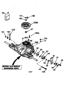 Peerless Transaxle 205-027C parts for Craftsman Front-Engine Lawn Tractor 917270620 from AppliancePartsPros.com