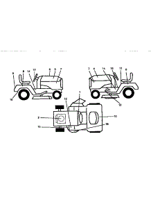 Decals parts for Craftsman Front-Engine Lawn Tractor 917270620 from AppliancePartsPros.com