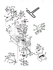 Mower Deck parts for Craftsman Front-Engine Lawn Tractor 917270630 from AppliancePartsPros.com