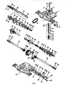 Transaxle 4360-128 parts for Craftsman Front-Engine Lawn Tractor 917270631 from AppliancePartsPros.com