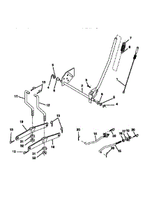 Lift Assembly parts for Craftsman Front-Engine Lawn Tractor 917270631 from AppliancePartsPros.com