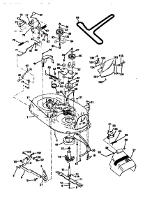 Mower Deck parts for Craftsman Front-Engine Lawn Tractor 917270632 from AppliancePartsPros.com