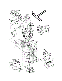 Mower Deck parts for Craftsman Front-Engine Lawn Tractor 917270633 from AppliancePartsPros.com