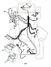 Electrical parts for Craftsman Front-Engine Lawn Tractor 917270641 from AppliancePartsPros.com